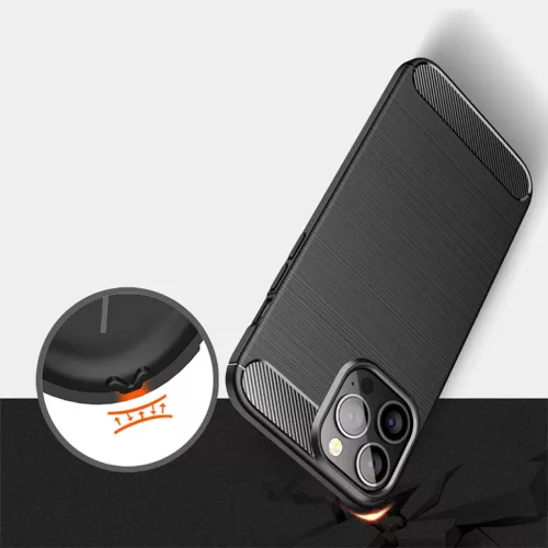 Realme C31 Carbon szénszál mintájú TPU tok fekete-5900217942887 6 kép