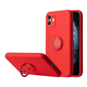 Realme C11 2021 Vennus Silicone Ring tok piros-5900217927464 2 kép