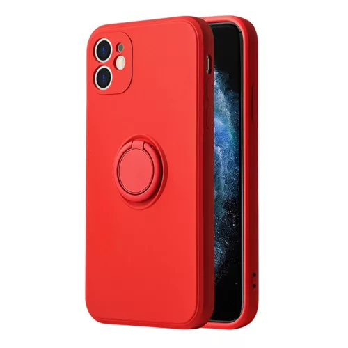 Realme C11 2021 Vennus Silicone Ring tok piros-5900217927464 6 kép