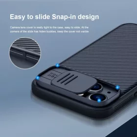 iPhone 14 Plus Nillkin CamShield Pro Magsafe kompatibilis tok fekete-6902048248458 1 kép