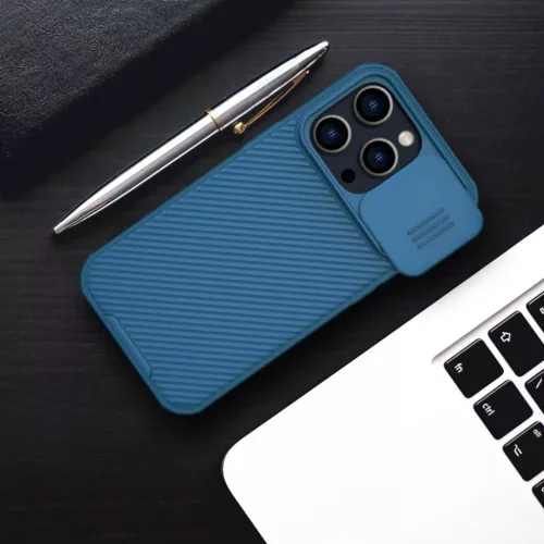 iPhone 14 Pro Nillkin CamShield Pro Magsafe kompatibilis tok kék-6902048248441 9 kép