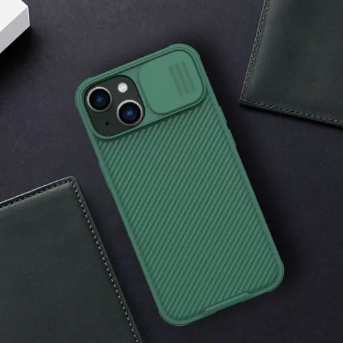 iPhone 14 Plus Nillkin CamShield Pro tok sötét zöld-6902048248373 4 kép