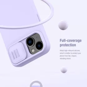 iPhone 14 Plus Nillkin CamShield Silky Magsafe kompatibilis szilikon t-6902048249479 1 kép
