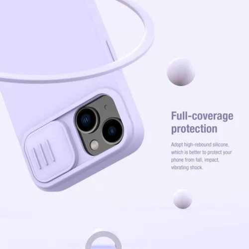 iPhone 14 Plus Nillkin CamShield Silky Magsafe kompatibilis szilikon t-6902048249479 1 kép