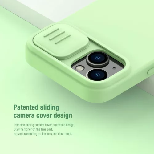 iPhone 14 Plus Nillkin CamShield Silky Magsafe kompatibilis szilikon t-6902048249479 7 kép