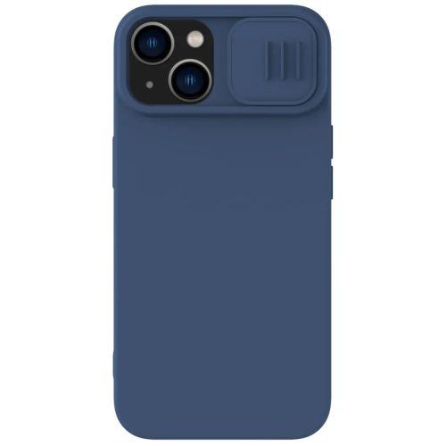 iPhone 14 Nillkin CamShield Silky szilikon tok kék-6902048249226 7 kép