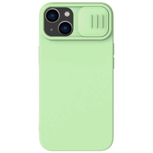 iPhone 14 Nillkin CamShield Silky szilikon tok zöld-6902048249233 7 kép