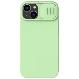iPhone 14 Plus Nillkin CamShield Silky szilikon tok zöld-6902048249318 7 kép