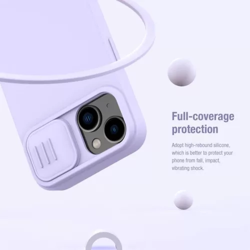 iPhone 14 Plus Nillkin CamShield Silky szilikon tok zöld-6902048249318 1 kép