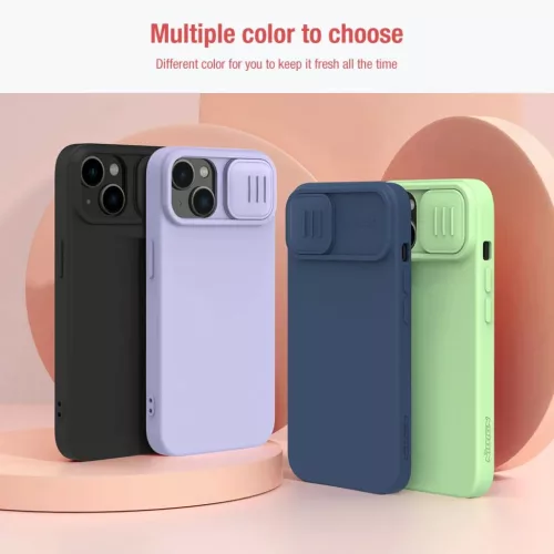 iPhone 14 Plus Nillkin CamShield Silky szilikon tok zöld-6902048249318 2 kép