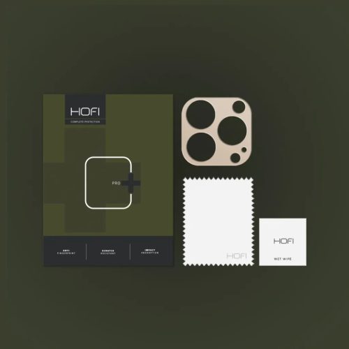 iPhone 14 Pro/14 Pro Max HOFI AluCam Pro+ kamera védő keret arany