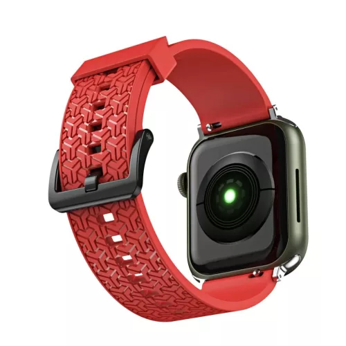 Apple Watch 4/5/6/7/8/SE/Ultra (42/44/45/49mm) Strap Y óraszíj piros-9145576255469 5 kép