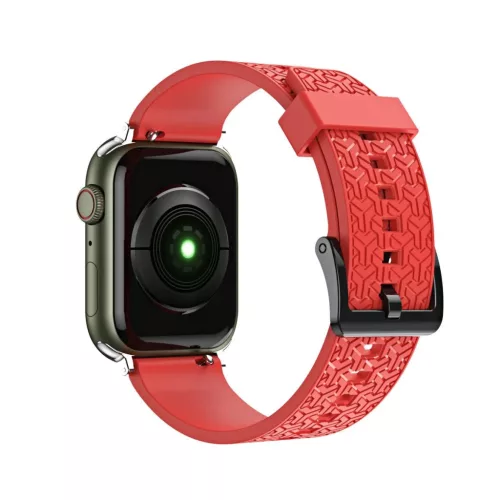 Apple Watch 4/5/6/7/8/SE/Ultra (42/44/45/49mm) Strap Y óraszíj piros-9145576255469 7 kép