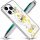 iPhone 14 Pro MagSafe kompatibilis tok virágmintával TPU+PC IMD03 Al- 2 kép