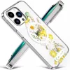 iPhone 14 Pro Max MagSafe kompatibilis tok virágmintával TPU+PC IMD0- 2 kép