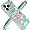 iPhone 14 Pro Max MagSafe kompatibilis tok virágmintával TPU+PC IMD0- 2 kép