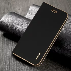 iPhone 14 Pro Vennus Book fliptok fekete-5900217950066 2 kép