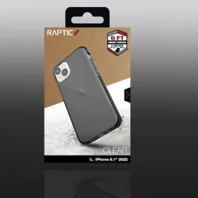 iPhone 14 X-Doria Raptic Clear ütésálló tok szürke-6950941495554 1 kép