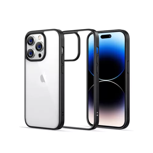 iPhone 14 Pro Max Ugreen Classy Clear Enhanced Protective tok fekete-6957303899456 1 kép