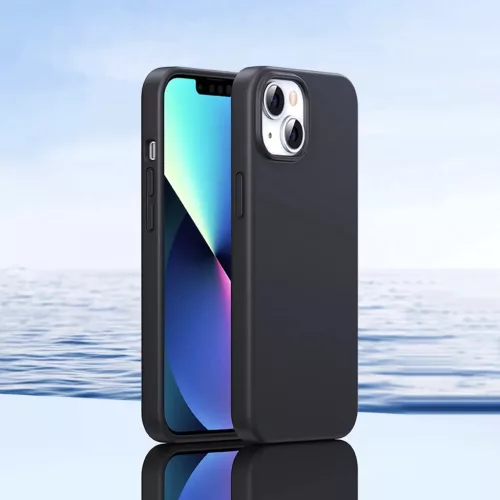 iPhone 14 Plus Ugreen Silky Silicone Protective tok fekete-6957303899203 3 kép