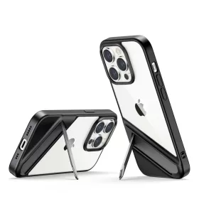 iPhone 14 Pro Ugreen Kickstand Protective Hard tok gél kerettel feket-6957303899265 4 kép