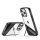 iPhone 14 Pro Ugreen Kickstand Protective Hard tok gél kerettel feket-6957303899265 4 kép