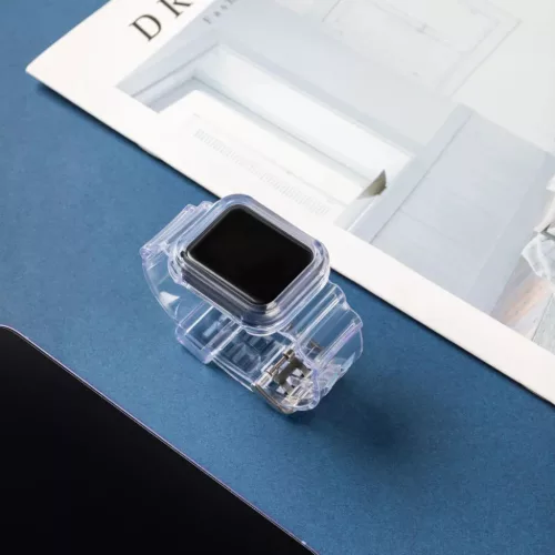 Apple Watch 4/5/6/SE 44mm Strap Light óraszíj és tok sárga-9145576223727 7 kép
