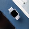 Apple Watch 4/5/6/SE 42mm Strap Light óraszíj és tok lila-9145576223765 5 kép