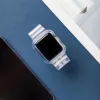 Apple Watch 4/5/6/SE 42mm Strap Light óraszíj és tok lila-9145576223765 5 kép