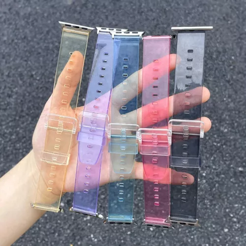 Apple Watch 4/5/6/7/8/SE/Ultra (42/44/45/49mm) Strap Light Silicone ó-9145576225608 3 kép