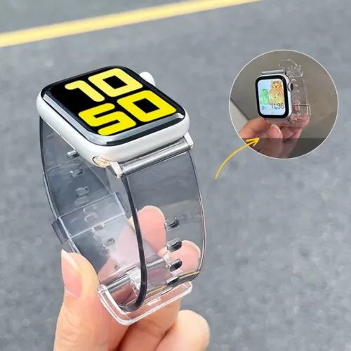 Apple Watch 4/5/6/7/8/SE/Ultra (42/44/45/49mm) Strap Light Silicone ó-9145576225615 2 kép