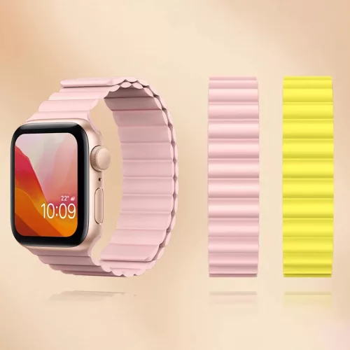 Apple Watch 4/5/6/7/8/SE/Ultra (42/44/45/49mm) Kingxbar mágneses óra-6959003517104 4 kép