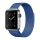 Apple Watch 7/8 41mm rozsdamentes acél mágneses óraszíj kék-9145576256114 13 kép