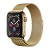 Apple Watch 7/8 45mm rozsdamentes acél mágneses óraszíj arany-9145576256152 13 kép