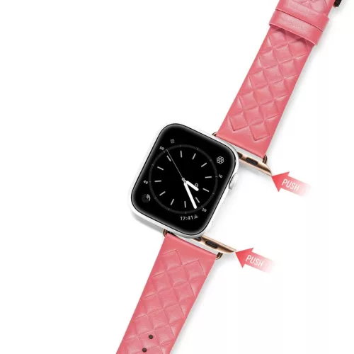 Apple Watch 4/5/6/7/8/SE (38/40/41mm) Dux Ducis Genuine bőr óraszíj-6934913038017 9 kép