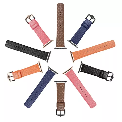 Apple Watch 4/5/6/7/8/SE (38/40/41mm) Dux Ducis Genuine bőr óraszíj-6934913038017 10 kép