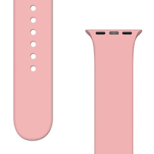 Apple Watch 4/5/6/7/8/SE (38/40/41mm) Silicone APS óraszíj rózsasz�-9145576259078 1 kép