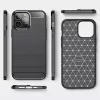 iPhone 14 Plus Carbon szénszál mintájú TPU tok fekete-5900217947158 3 kép