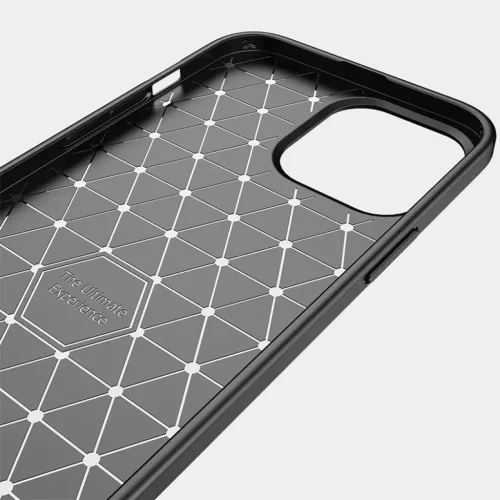 iPhone 14 Plus Carbon szénszál mintájú TPU tok fekete-5900217947158 4 kép