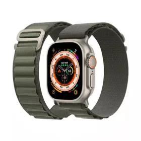 Apple Watch 4/5/6/7/8/SE (38/40/41mm) alpesi pánt, óraszíj zöld Al- 1 kép