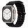 Apple Watch 4/5/6/7/8/SE (38/40/41mm) óceán szilikon óraszíj feket- 1 kép