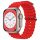 Apple Watch 4/5/6/7/8/SE (38/40/41mm) óceán szilikon óraszíj piros- 1 kép
