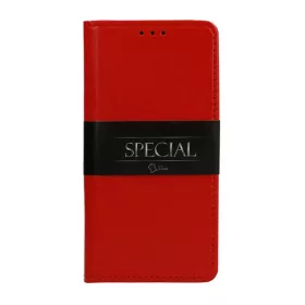 iPhone 14 Pro Book Special bőr fliptok piros
