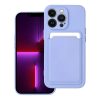 iPhone 13 Pro Max Card Case Szilikon tok hátlapi kártyatartóval lil-5903396159527 1 kép