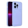 iPhone 13 Pro Max Card Case Szilikon tok hátlapi kártyatartóval lil-5903396159527 5 kép