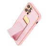iPhone 14 Pro Forcell Leather Kickstand tok rózsaszín-5903396164590 9 kép