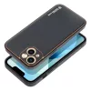 iPhone 14 Plus Forcell Leather tok fekete-5903396165016 2 kép