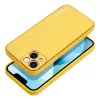 iPhone 14 Plus Forcell Leather tok sárga-5903396165030 2 kép