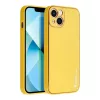 iPhone 14 Plus Forcell Leather tok sárga-5903396165030 3 kép