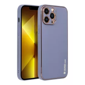 iPhone 14 Pro Max Forcell Leather tok kék-5903396164682 1 kép